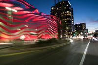 Nighttime Cityscape of Los Angeles, California, USA