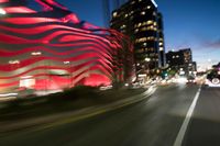 Nighttime Cityscape of Los Angeles, California, USA