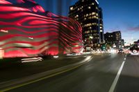 Nighttime Cityscape of Los Angeles, California, USA