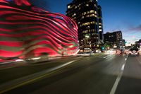 Nighttime Cityscape of Los Angeles, California, USA