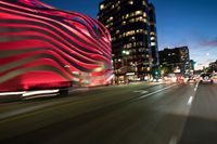 Nighttime Cityscape of Los Angeles, California, USA