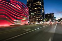 Nighttime Cityscape of Los Angeles, California, USA