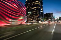 Nighttime Cityscape of Los Angeles, California, USA