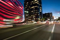 Nighttime Cityscape of Los Angeles, California, USA