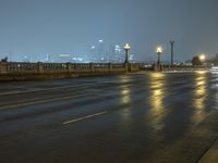 Nighttime Cityscape of Los Angeles, USA