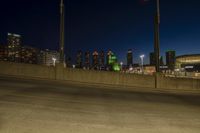 Nighttime Cityscape: A Clear Sky Over the Metropolitan Area