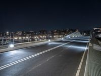 Nighttime Cityscape in the Netherlands