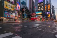 Nighttime Cityscape in New York City