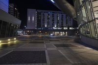 Nighttime Cityscape in North Carolina