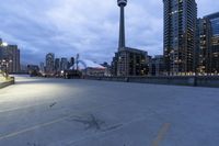 Nighttime Cityscape of Ontario, Canada