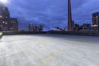 Nighttime Cityscape of Ontario, Canada