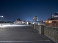 Nighttime Cityscape of Salt Lake City, Utah