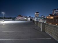 Nighttime Cityscape of Salt Lake City, Utah