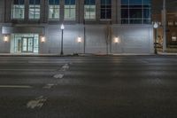 Nighttime in Detroit: Cityscape Lit by Artificial Light