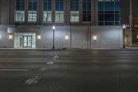 Nighttime in Detroit: Cityscape Lit by Artificial Light