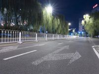Nighttime Highways in Beijing, China