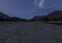 Nighttime Landscape in Spain: A Mountain Pass