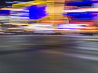 Nighttime in Las Vegas: City Lights and Neon