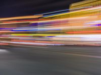 Nighttime in Las Vegas: City Lights and Neon