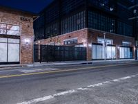 Nighttime in Los Angeles Arts District