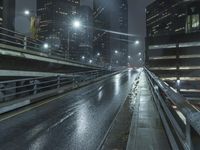 Nighttime in Los Angeles: Cityscape and Modern Architecture