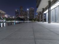 Nighttime Los Angeles Skyline, USA