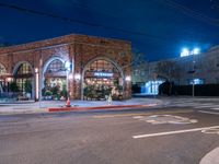 Nighttime in Los Angeles: Urban Roads Illuminated