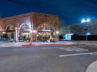 Nighttime in Los Angeles: Urban Roads Illuminated