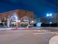 Nighttime in Los Angeles: Urban Roads Illuminated