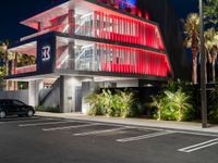 Nighttime in Los Angeles: Urban Roads Under Artificial Light