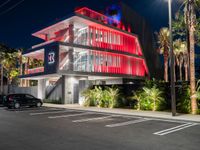 Nighttime in Los Angeles: Urban Roads Under Artificial Light