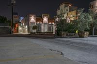 Nighttime in Los Angeles, USA: City Street Illuminated