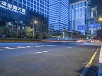 Nighttime in the Metropolis: Cityscape Illuminated by Neon Lights