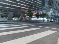 Nighttime in the Metropolis: A Lit-Up Cityscape