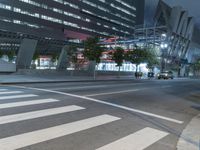 Nighttime in the Metropolis: A Lit-Up Cityscape