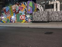 Nighttime in New York City: Urban Art and City Lights