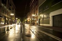 Nighttime in Portland: A Rig Shot Through the City Streets of Oregon