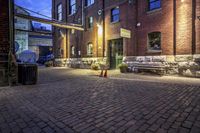 Nighttime Residential Area in Toronto, Ontario