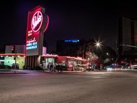 Nighttime Road in California, USA