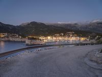 the view of town and sea along the coast is amazing, so it's really romantic