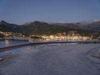 the view of town and sea along the coast is amazing, so it's really romantic