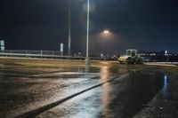 Nighttime Road in Ontario, Canada