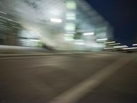 Nighttime Snapshot of Modern Architecture in Berlin, Germany