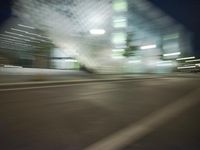 Nighttime Snapshot of Modern Architecture in Berlin, Germany