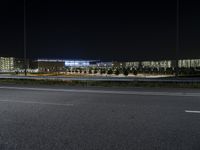 Nighttime Street in Berlin City, Germany