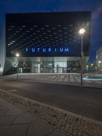 Nighttime Urban Landscape: Berlin Reflections 001