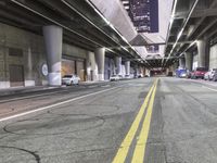 Nighttime Urban Landscape: City Architecture