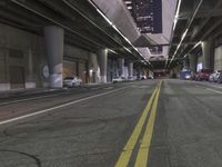 Nighttime Urban Landscape: City Architecture