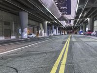 Nighttime Urban Landscape: City Architecture