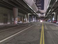 Nighttime Urban Landscape: City Architecture